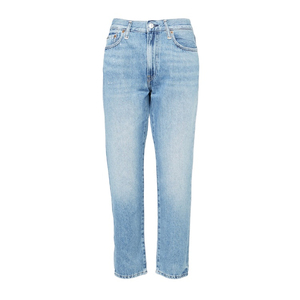 2025 New Women's Premium Denim <b>Jeans</b> Pencil Straight 100% Cotton Distressed Wash Vintage Eco-Friendly Breathable Custom Logo - Product Image 4