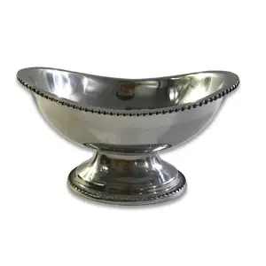 Decorative Metal Fruit Serving Bowl Ice Cream Bowl Decorative Table Top Product Wedding Gift & Craft Round Serving Bowl Supplier