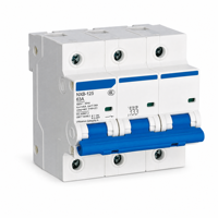 CHINT NXB-125 4P C D Curve Copper Miniature Circuit Breaker MCB 1P+N 10kA Kapasitas Pemutusan 230V Beban Berlebih Sirkuit Pendek