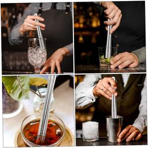 Machacador de Hielo de Acero Inoxidable, Herramientas de Bar, Triturador de Frutas, Mezclador de Cócteles, Martillo para Bebidas Mojito, Bar en Casa, Profesional - Product Image 3