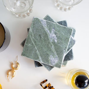 Juegos de posavasos hechos a mano de mármol y ónix personalizados de los mejores fabricantes, alfombrillas y almohadillas de mezcla perfecta de lujo y funcionalidad - Product Image 5