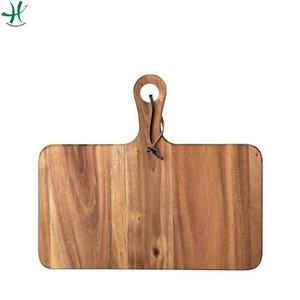 Natural Acacia Bamboo <b>Wood</b> Cutting Board Eco-Friendly Square Kitchenware <b>Accessory</b> Charcuterie <b>Kitchen</b> Room Decor Chopping Block - Product Image 2