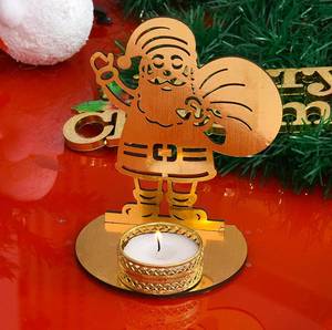 Nouveau Porte-Bougie de Noël Écologique avec Logo Personnalisé Décoration Intérieure pour l'Ambiance de Noël au Meilleur Prix - Product Image 1