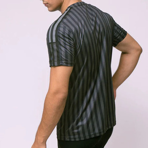 Camiseta deportiva de estambre de algodón 100% de alta calidad para hombre para sublimación Premium Streetwear letras personalizables transpirable rápido - Product Image 4