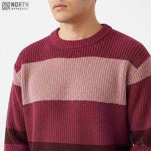 Sweat-shirt à col rond à manches longues en polaire uni pour homme, anti-froissement, respirant, service OEM, design décontracté - Product Image 4