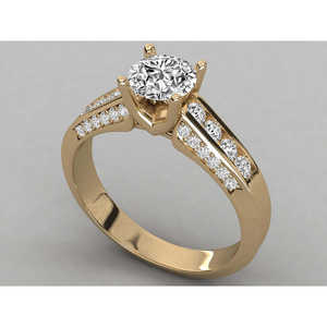 Bague solitaire en or 10 carats pour femmes, diamant cultivé en laboratoire - Product Image 6