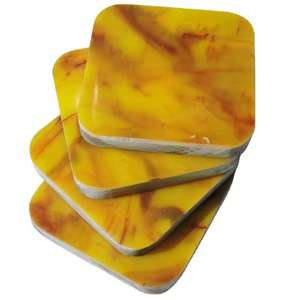 Dessous de verre de tasse à thé en pierre d'agate naturelle de qualité supérieure pour accessoires de Table de vaisselle tapis et tampons - Product Image 4