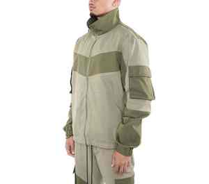 Ensemble survêtement coupe-vent SUMROOS respirant 100% nylon, pantalon de jogging, ensemble survêtement coupe-vent deux pièces pour hommes - Product Image 2