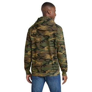 Sweat à capuche polaire camouflage personnalisable pour homme, imprimé numérique intégral, brodé, respirant, style streetwear hiver, par fabricant de vêtements - Product Image 2
