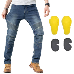 Meilleure vente de pantalons de moto couleur bleue Design régulier pantalon de protection extensible pour course à moteur avec Service OEM - Product Image 5