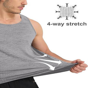 Auténticas Camisetas de Gimnasio para Hombre, Camisetas sin Mangas, Ropa Deportiva, Camisetas de Tirantes para Hombre, Moda Masculina, Algodón Personalizado, Poliéster - Product Image 5