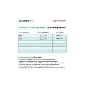 Juego de manija inferior de manija de puerta interior para BMW E90, E91-Negro - Product Image 4