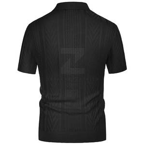 Personalizado su propio diseño sólido 100% algodón ecológico hombres de alta calidad transpirable de punto para camisas - Product Image 2