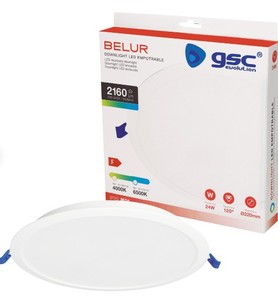 Luminaria LED Empotrable Redonda Belur de 24W y 6500K (GSC 201000101) - Product Image 2