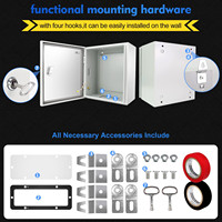 Boîtier de distribution en acier galvanisé OEM, étanche IP55, couleur personnalisée, revêtement en poudre, armoire électrique extérieure pour projecteur ODM
