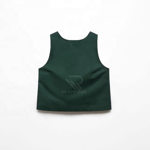 Vente en gros de hauts de sport d'été pour femmes de haute qualité, vêtements unis, fabricants, logo personnalisé, t-shirt court 180g pour femmes - Product Image 4