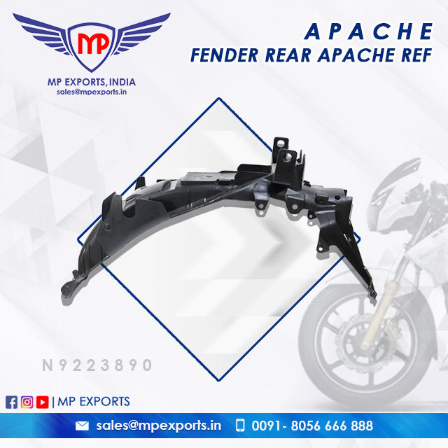 Indian High Quality Fender Rear Apache Ref for TVS Bikes