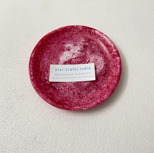 El último cuenco de resina para servir, cuenco de resina rosa al mejor precio, cocina y hotel doméstico, cuenco de ensalada de comida epoxi de resina de alta calidad - Product Image 1