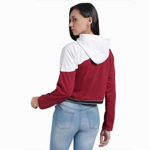 Vente directe d'usine OEM, sweat-shirts à manches longues et courts à vendre, coupe confortable, style grande taille, tendance, sweat-shirt court - Product Image 5