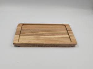 Bandeja de Servicio de Acacia Ecológica de Alta Calidad OEM/ODM, Grado Comercial, Segura para Contacto con Alimentos, 22x16x1.5 cm, Vietnam - Product Image 2