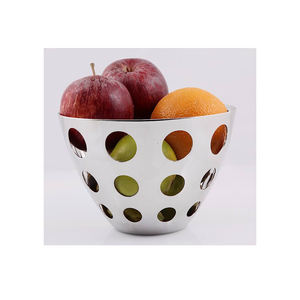 Tazón de Metal Ecológico de Diseño Moderno y Corte Personalizable, Vajilla Decorativa de Lujo, Accesorios de Cocina - Product Image 1