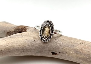 Estilo bohemio 925 plata esterlina citrino anillo de piedras preciosas joyería hecha a mano anillo de plata joyería para mujer regalo de boda para ella - Product Image 4