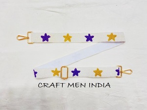 Super Star léger perlé sac noir arc-en-ciel étoile broderie Durable motif léopard toile doublure chaîne améliorant votre Style - Product Image 3