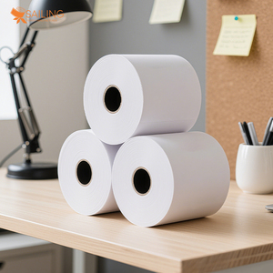 กระดาษม้วนความร้อนสำหรับเครื่องบันทึกเงินสดคุณภาพสูง ขนาด 80 มม.*80 มม. - Product Image 2