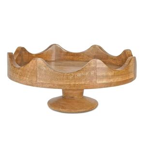 Handmade Polished Wooden Serving <b>Tray</b> with Folk Art Style New Home Celebration Food & <b>Drink</b> <b>Tray</b> Family Gift - Product Image 3