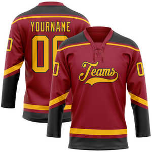 Uniforme de maillot de hockey sur glace d'équipe de Sublimation personnalisée de nouveau style international de haute qualité en polyester 100% - Product Image 6