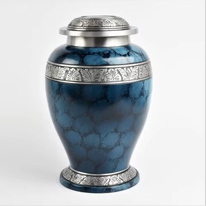Urna de cremación de Metal elegante, tarro de recuerdo hecho a mano, tarro de vela único conmemorativo funerario, proveedor directo de fábrica a granel, el mejor precio - Product Image 4
