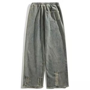 <b>Men's</b> Quick Dry Stonewash Jogger <b>Pants</b> 100 Percent Cotton Loose Fit Gym Training <b>Running</b> Streetwear Trousers - Product Image 2