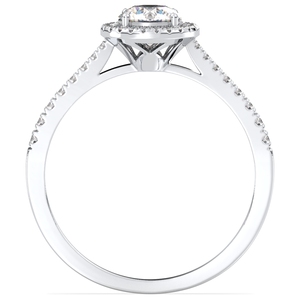 REYES Personnalisé Hip Hop 1 Carat Taille Ronde Diamant de Laboratoire Fine Jewelry Bagues de Fiançailles Solitaire Plaqué Or Blanc 14K Rhodium - Product Image 6