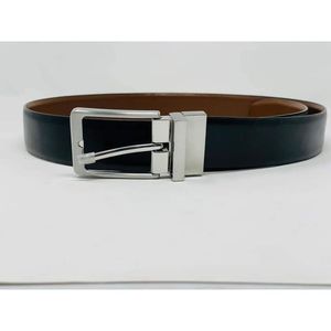Ceinture de bureau et d'uniforme scolaire en cuir véritable de haute qualité personnalisable, boucle en acier noir, style de fête, imperméable, écologique - Product Image 3