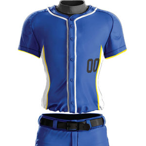 Nouvel uniforme de baseball de haute qualité pour l'équipe de couleur unie et ensembles respirants dernier style - Product Image 6