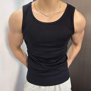 Lot de 3 débardeurs pour hommes, mode, couleur unie, débardeurs de musculation pour hommes, débardeurs de musculation pour la salle de sport - Product Image 1