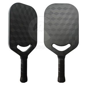 Bajo MOQ Forma personalizada Logotipo Raquetas de paleta de carbono Durable Uso de entrenamiento de alta calidad Raqueta de paleta duradera de carbono para la venta 2025 - Product Image 1