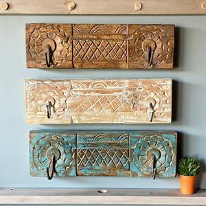 Porte-vêtements mural en bois - Product Image 2