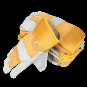 Direct Factory Manufacturers' Anti-Cut Leather <b>Gloves</b> <b>Touch</b> <b>Screen</b> Safety Mechanic Working <b>Gloves</b> Customizable Outdoor Casual - Product Image 4
