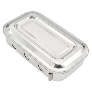 Utensilios Caja de esterilización de Instrumentos dentales de acero inoxidable con cubierta Instrumentos quirúrgicos Holloware Caja Holloware aprobada - Product Image 6