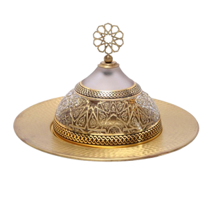 Modern Glossy Finishing Dates <b>Bowl</b> Hot Selling Ramadan Tableware <b>Bowl</b> Dinner Table Food Serving Brass <b>Lid</b> Best Quality - Product Image 4