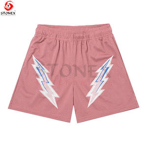 Summer <b>Shorts</b> Casual Breathable Mesh <b>Shorts</b> Gym Wear Custom Made Fitness Comfy <b>Loose</b> <b>Shorts</b> - Product Image 4