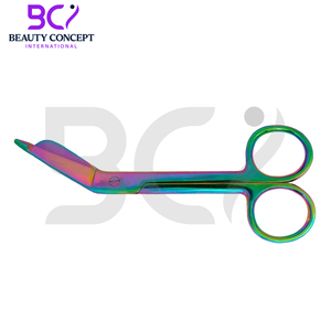 กรรไกรตัดผ้าพันแผลสีรุ้งสำหรับผ่าตัดใช้ในโรงพยาบาล - Product Image 3