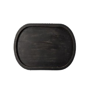 <b>Hot</b> Trending Greatest Quality Wood Serving Tray for Coffee Tea Fruit <b>Food</b> Dessert Modern Round Shape Square Shape - Product Image 4