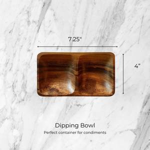 ชามไม้ขัดเงาเป็นมิตรกับสิ่งแวดล้อมทำมือทนความร้อนสำหรับใช้ในงานปาร์ตี้ - Product Image 4