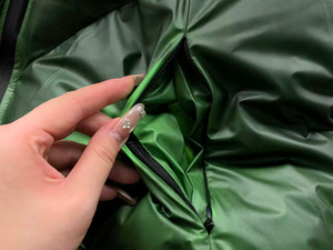 Veste matelassée pour homme au meilleur design, col montant en toile, logo sur le devant, respirante, séchage rapide, vêtement d'hiver à manches longues - Product Image 3