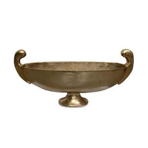 Tazón de servicio de fruta con forma de barco dorado para restaurante y boda, tazón de fruta de diseño de lujo, tazón de Chocolate de último diseño - Product Image 1