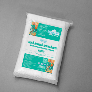 Lingettes sèches Kawaii, paquet de 300, 180x130mm. Utilisé pour l'hygiène personnelle et à des fins médicales, fabriqué au Vietnam - Product Image 4