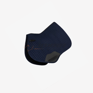 Vente en gros tapis de selle de cheval anglais tissu de haute qualité couture durable doublure respirante ajustement confortable tapis de selle adapté - Product Image 3