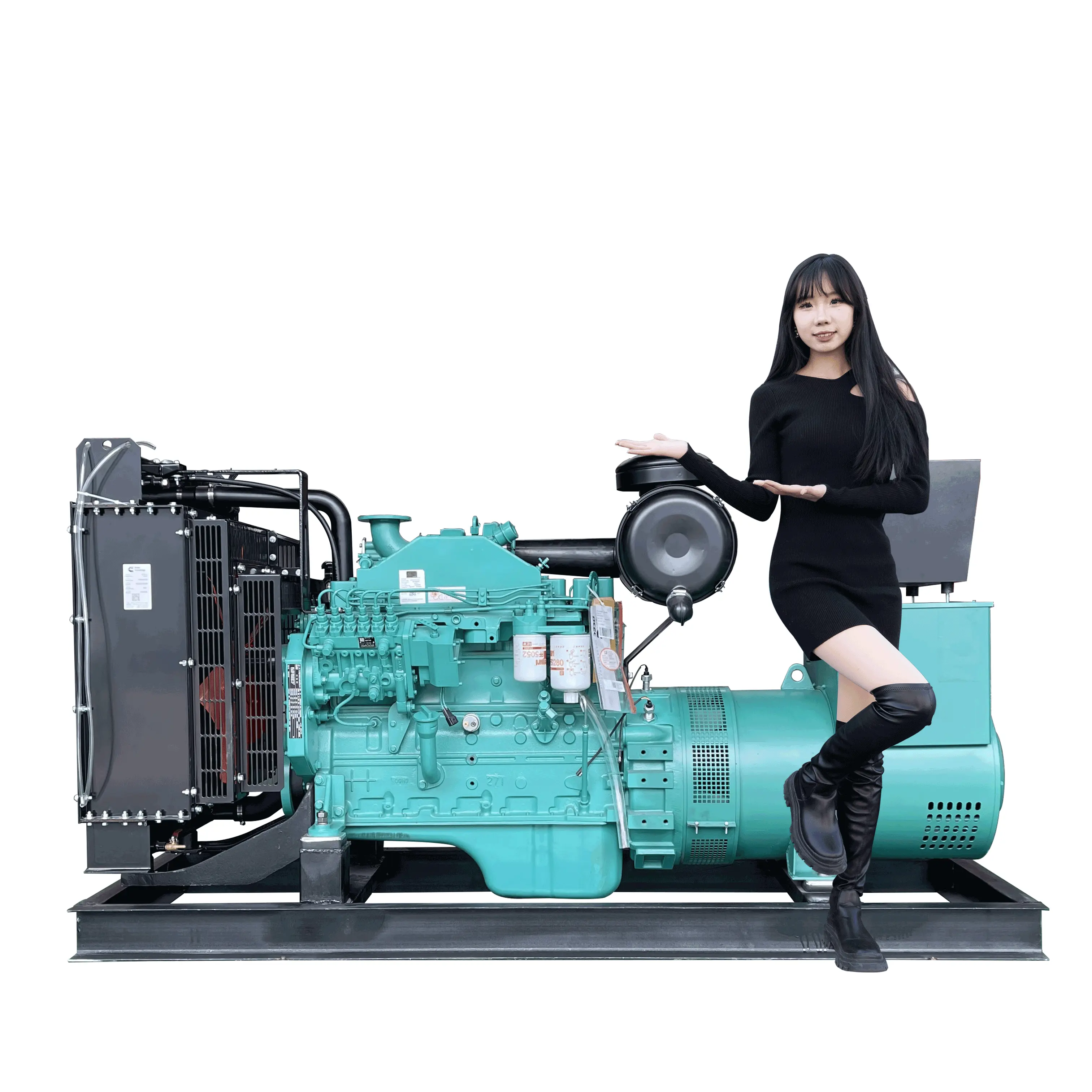 Generador diésel Cummins Weichai Deutz Yuchai tipo silencioso tipo abierto 20kw 30kw 50kw 100kw 200kw 400kw 500kw 800kw 1000kw